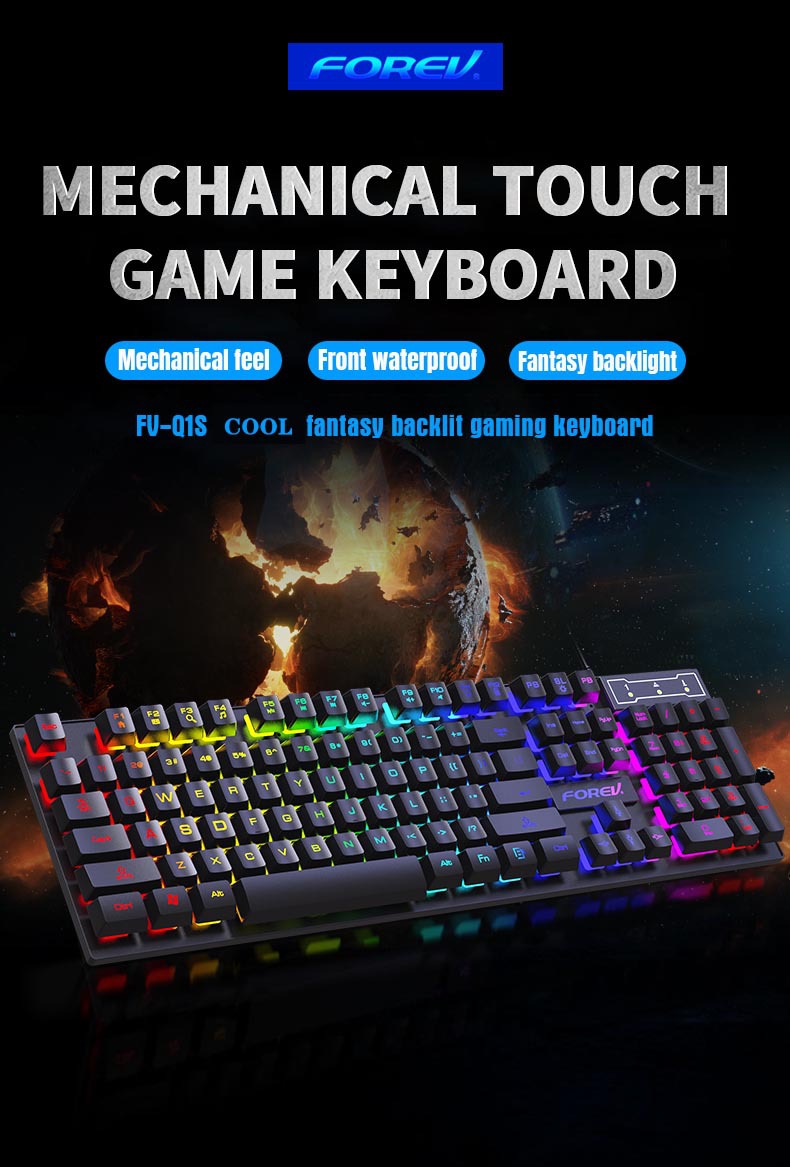 104 Key Backlit Mechanical Key - đánh giá và giá Keyboard Mouse Bundle Gaming