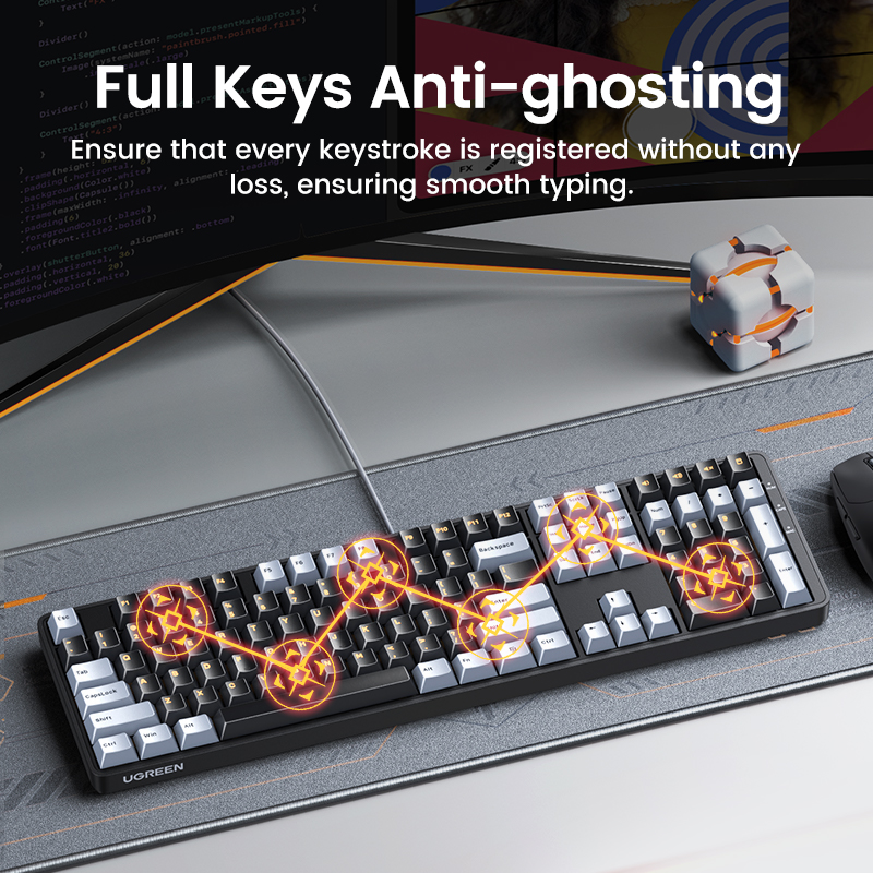 UGREEN Mechanical Keyboard 108 - đánh giá và giá Gaming Keyboard Corsair