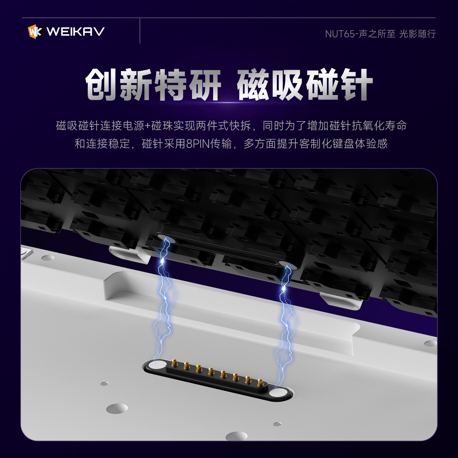 New Weikav Nut65 Aluminum Mech - đánh giá và giá Gaming Keyboard Mechanical