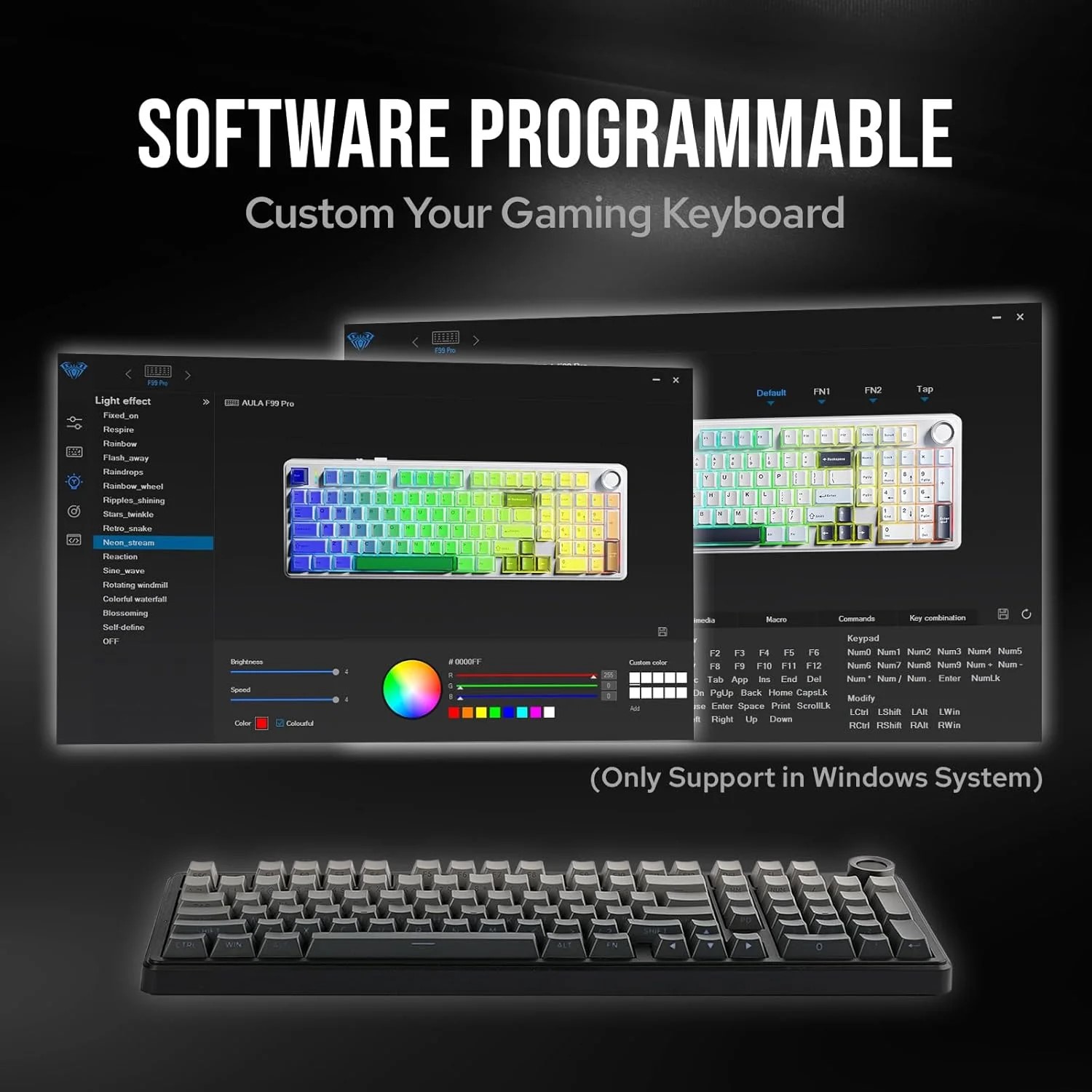 AULA F99PRO Gaming Mechanical  - đánh giá và giá Gaming Keyboard Hot Swappable