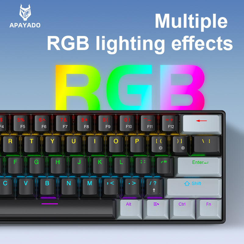 APAYADO K61 Mini Mechanical Ke - đánh giá và giá Gaming Keyboard Hot Swappable
