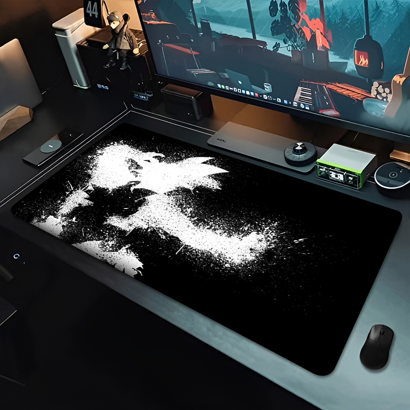 DBZ Black Anime Mouse Pad Drag - đánh giá và giá Gaming Keyboard Nearby