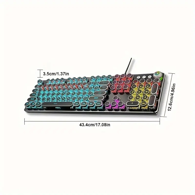 EWEADN Punk Typewriter Mechani - đánh giá và giá Gaming Keyboard Corsair
