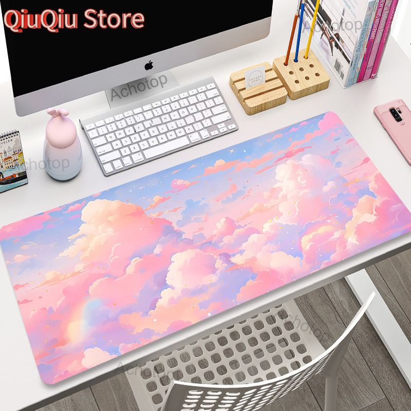 Pink Clouds Mouse Pad Gamer Mo - đánh giá và giá Keyboard Mouse Bundle Gaming
