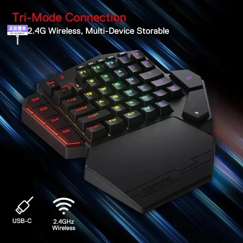 New Redragon K585 PRO Wireless - đánh giá và giá Gaming Keyboard Half