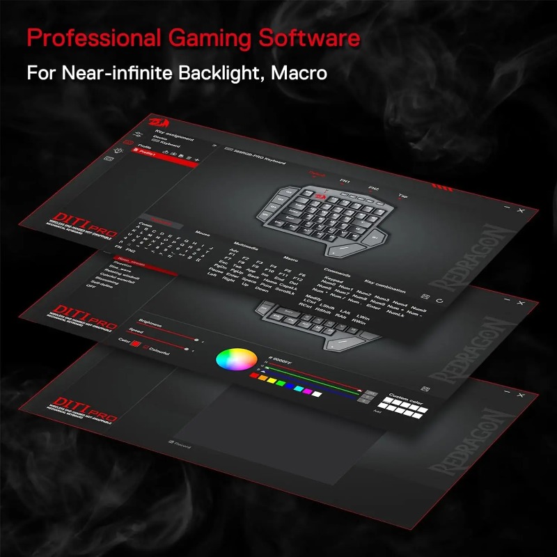 New Redragon K585 PRO Wireless - đánh giá và giá Gaming Keyboard Half