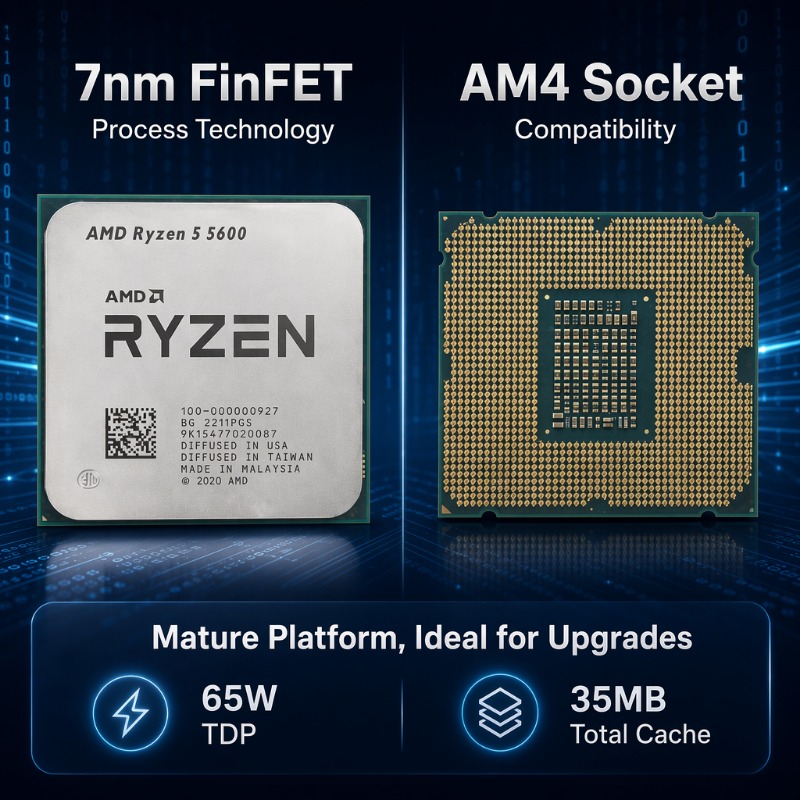 AMD Ryzen 5 5600 High Speed Pr - đánh giá và giá Amd Cpu Ryzen 5