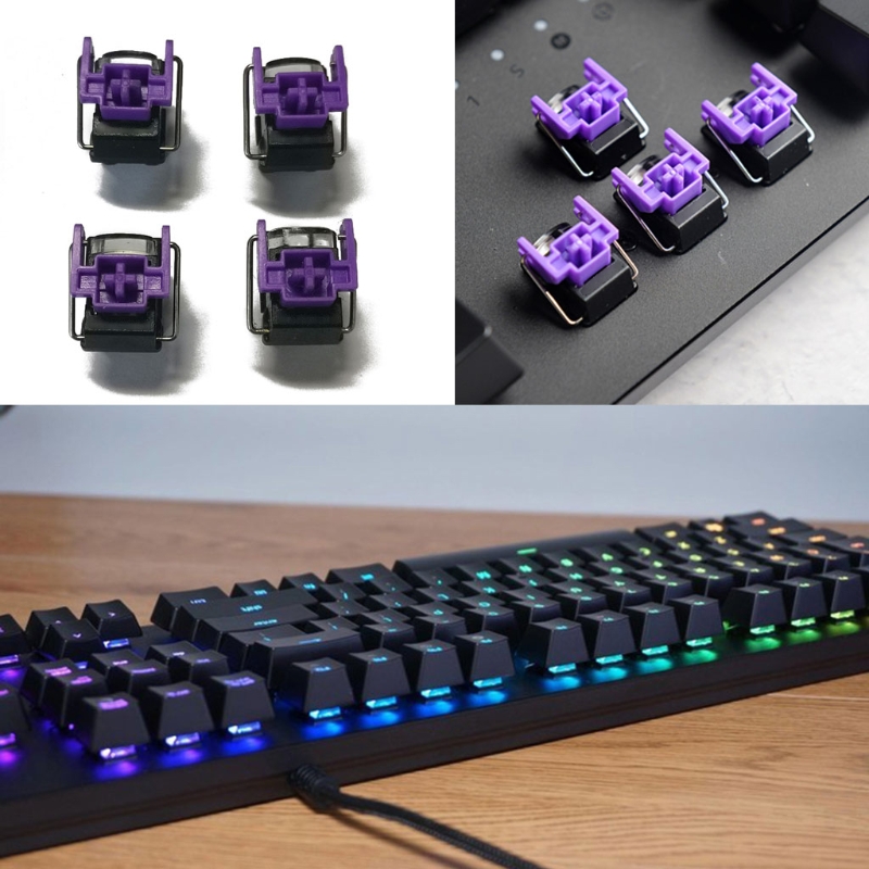 Razer Tím Quang Trao Đổi Nóng  - đánh giá và giá Gaming Keyboard Hot Swappable