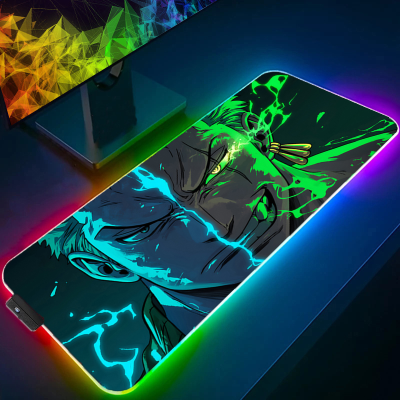 ONE PIECE Zoro Mouse Pad RGB G - đánh giá và giá Gaming Keyboard Nearby