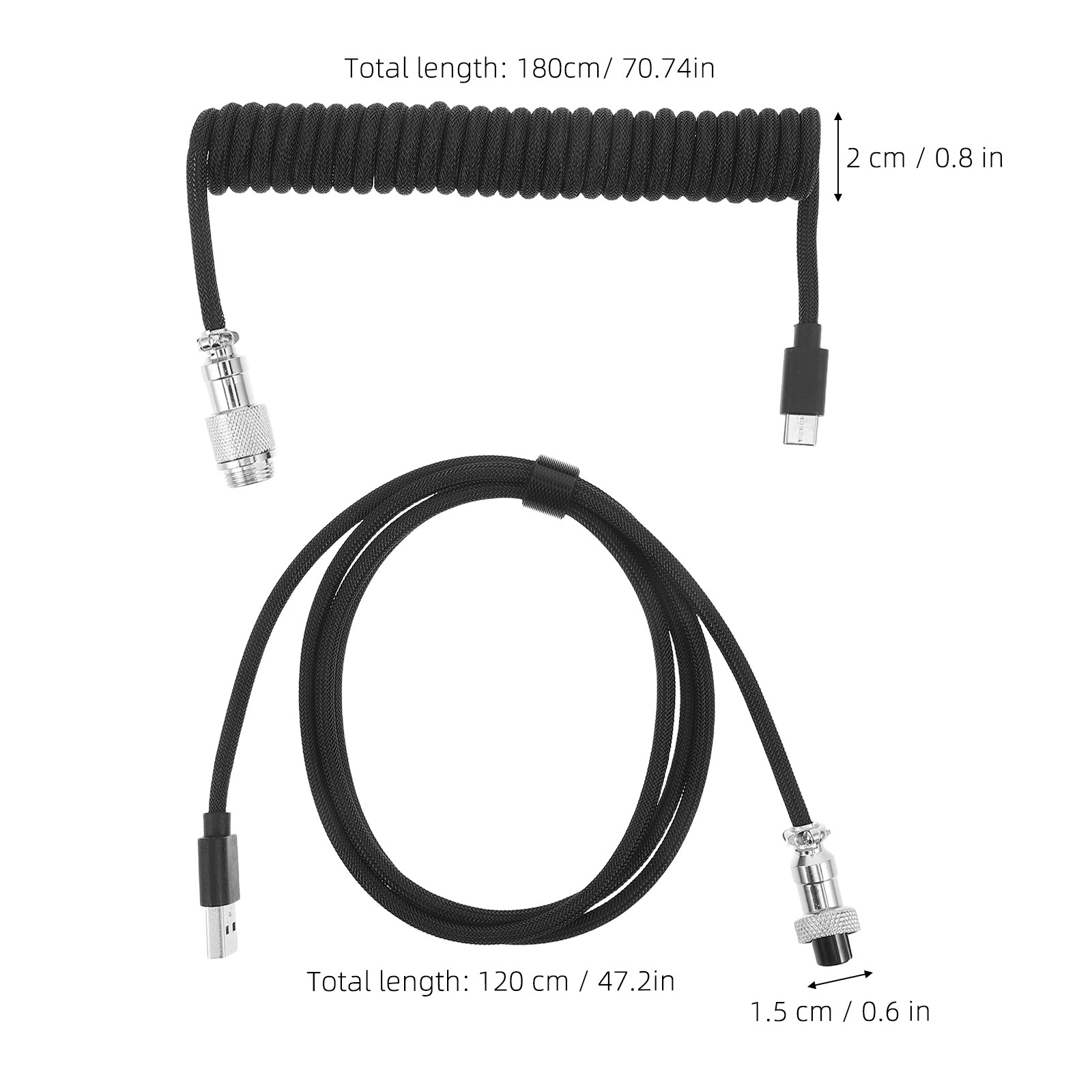 Mechanical Keyboard Coiled Cab - đánh giá và giá Gaming Keyboard Extension