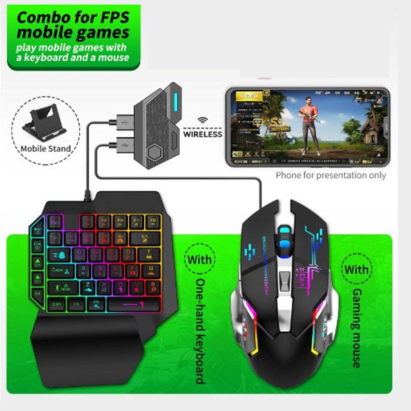 Keyboard Mouse Converter Set R - đánh giá và giá Gaming Keyboard Half