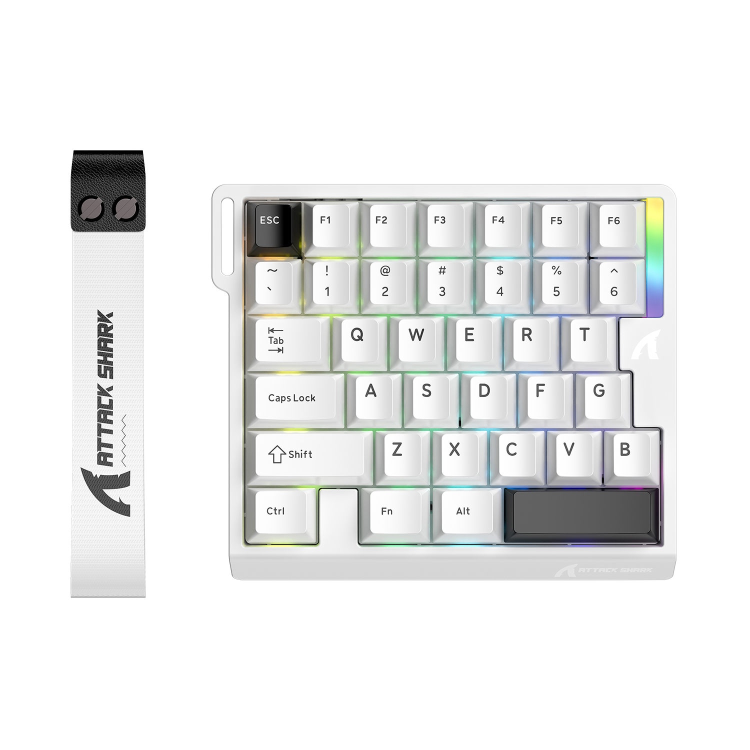 ATTACK SHARK M36HE Wired Magne - đánh giá và giá Gaming Keyboard Half