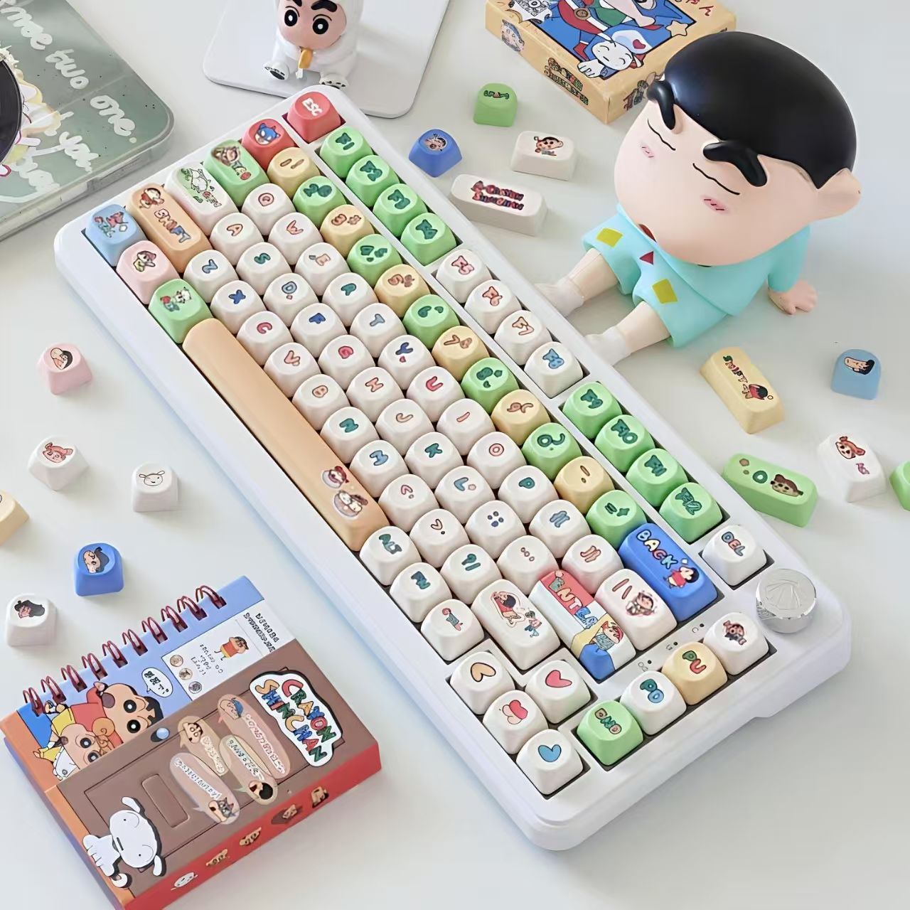 Crayon Shin-chan MOA Keycap Cu - đánh giá và giá Gaming Keyboard Mechanical