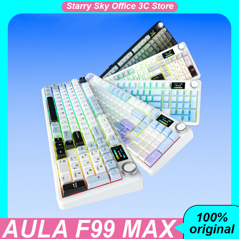 New AULA F99 Max Gasket Mechan - đánh giá và giá Gaming Keyboard Hot Swappable