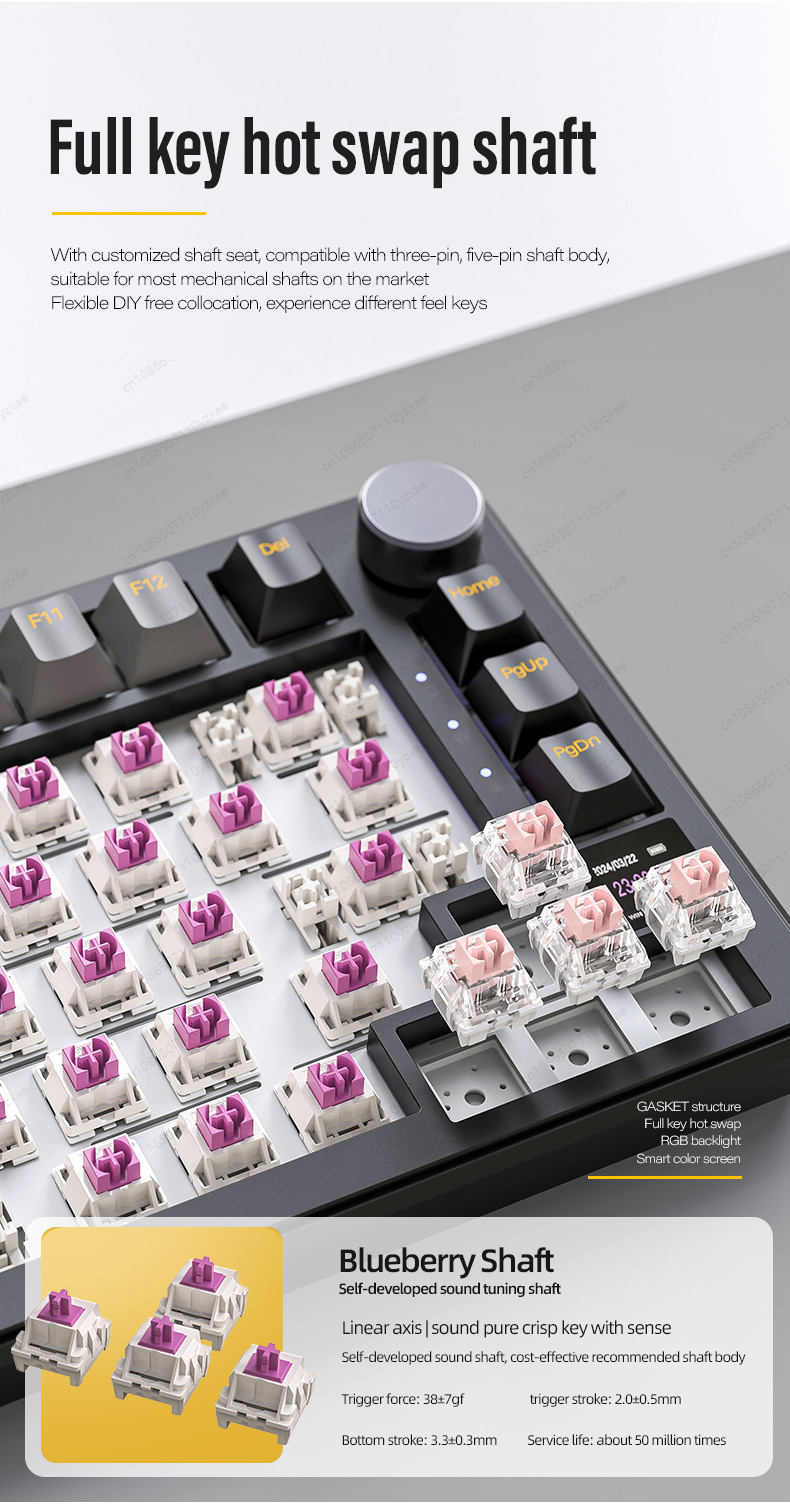 2024 New AL66 Mechanical Keybo - đánh giá và giá Gaming Keyboard Hot Swappable