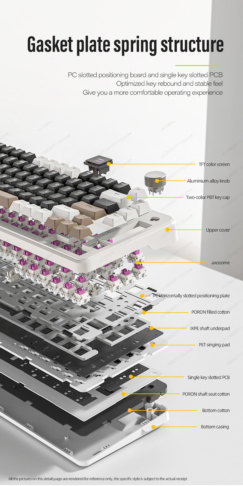 2024 New AL66 Mechanical Keybo - đánh giá và giá Gaming Keyboard Hot Swappable