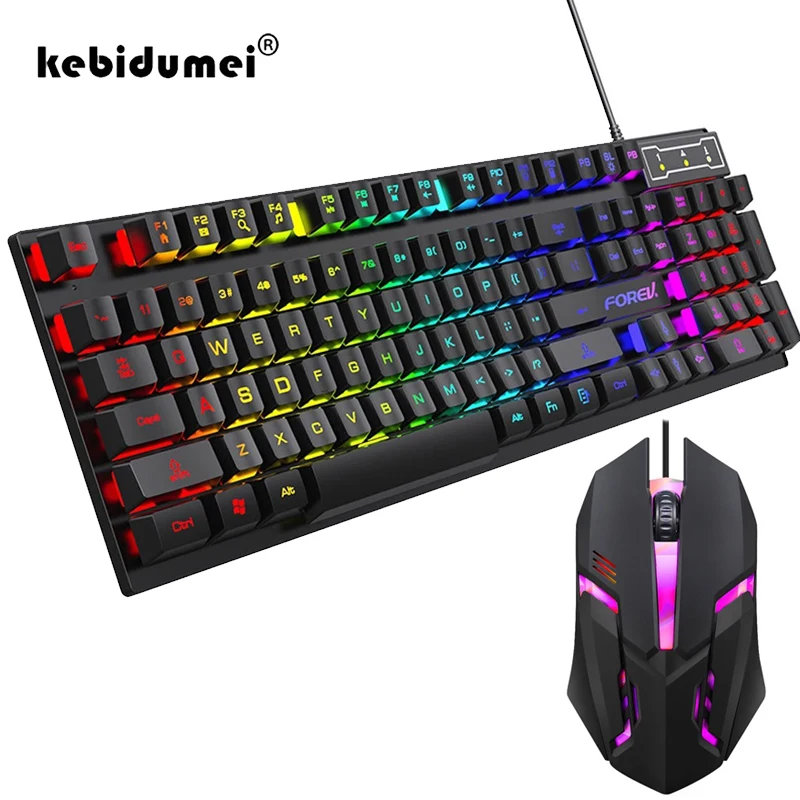 104 Key Backlit Mechanical Key - đánh giá và giá Keyboard Mouse Bundle Gaming