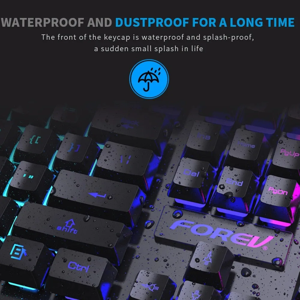 104 Key Backlit Mechanical Key - đánh giá và giá Keyboard Mouse Bundle Gaming