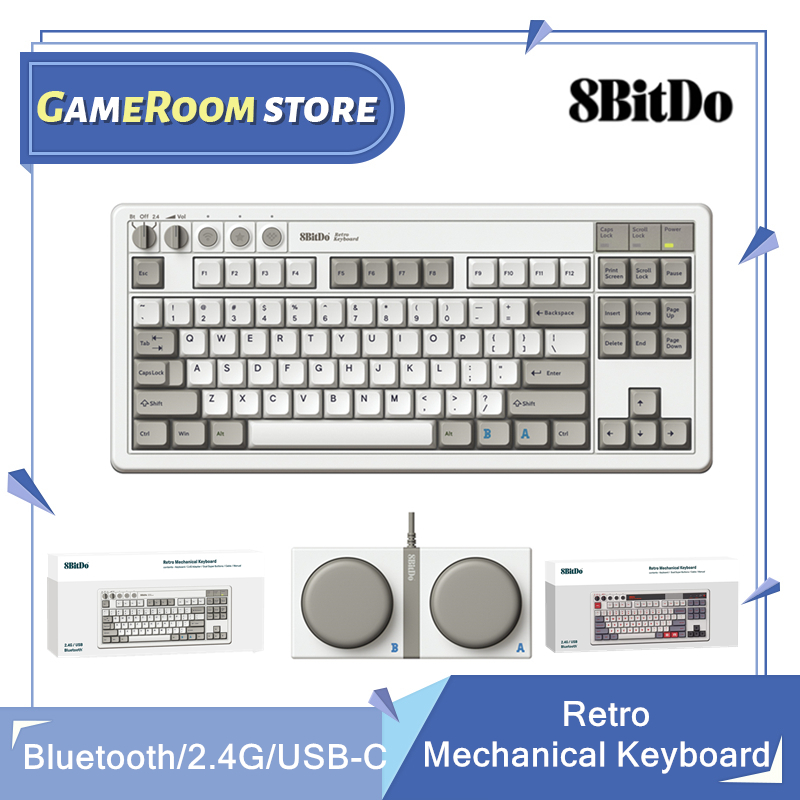 8Bitdo Retro Mechanical Keyboa - đánh giá và giá Gaming Keyboard Hot Swappable