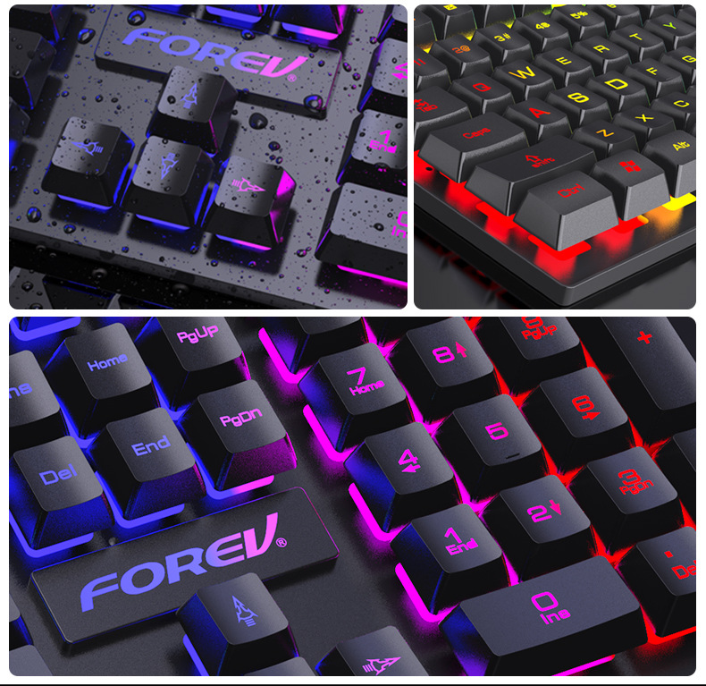 104 Key Backlit Mechanical Key - đánh giá và giá Keyboard Mouse Bundle Gaming