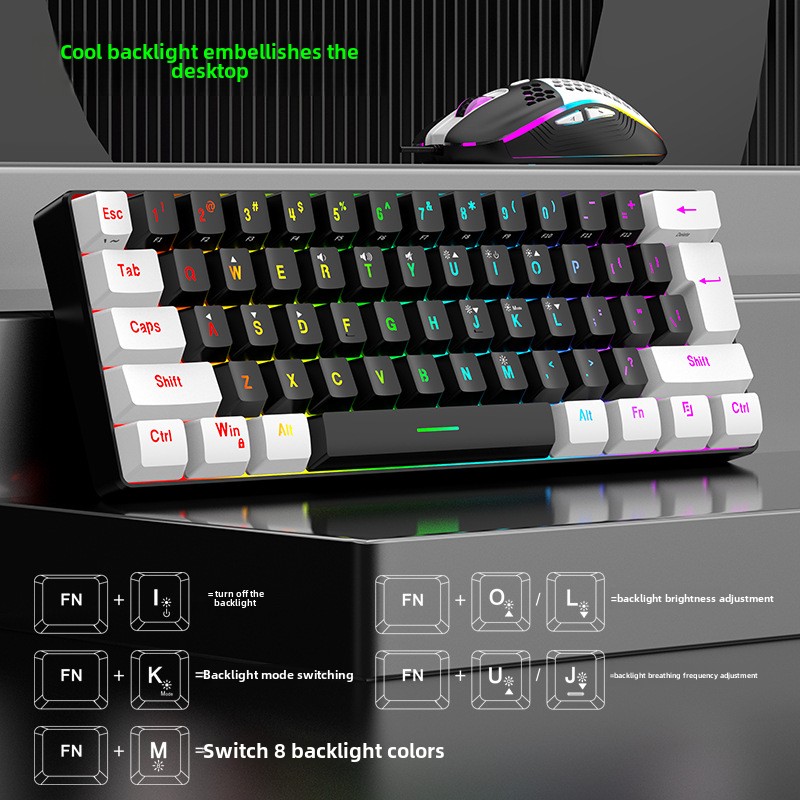 Keyboard and Mouse Sets 60% RG - đánh giá và giá Keyboard Mouse Bundle Gaming