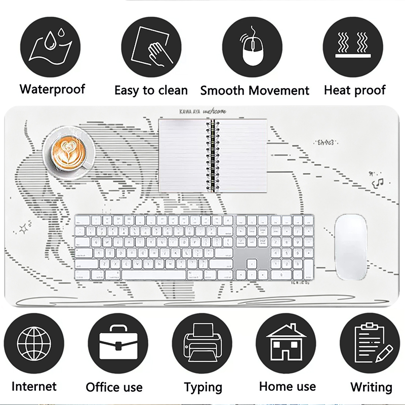 1Pcs Leather Mouse Pad Anime A - đánh giá và giá Gaming Keyboard Nearby